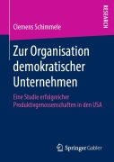 Cover-Bild zum Titel 'Zur Organisation demokratischer Unternehmen' von 'Clemens Schimmele'
