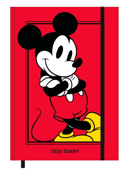 MICKEY MOUSE Buchkalender im Format 14,8 x 21 - 