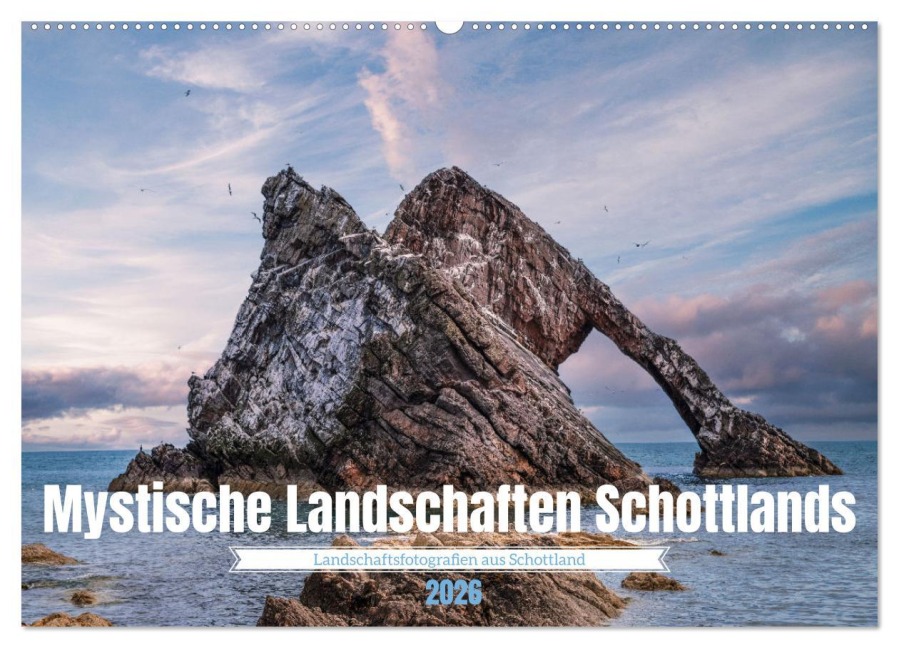 Mystische Landschaften Schottlands (Wandkalender 2026 DIN A2 quer), CALVENDO Monatskalender - Mario Koch Fotografie