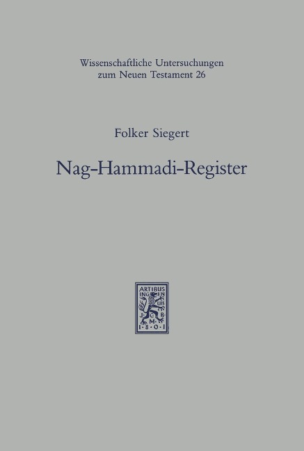 Nag-Hammadi-Register - Folker Siegert