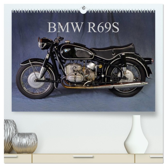 BMW R69S (hochwertiger Premium Wandkalender 2026 DIN A2 quer), Kunstdruck in Hochglanz - Ingo Laue