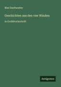 Cover-Bild zum Titel 'Geschichten aus den vier Winden' von 'Max Dauthendey'