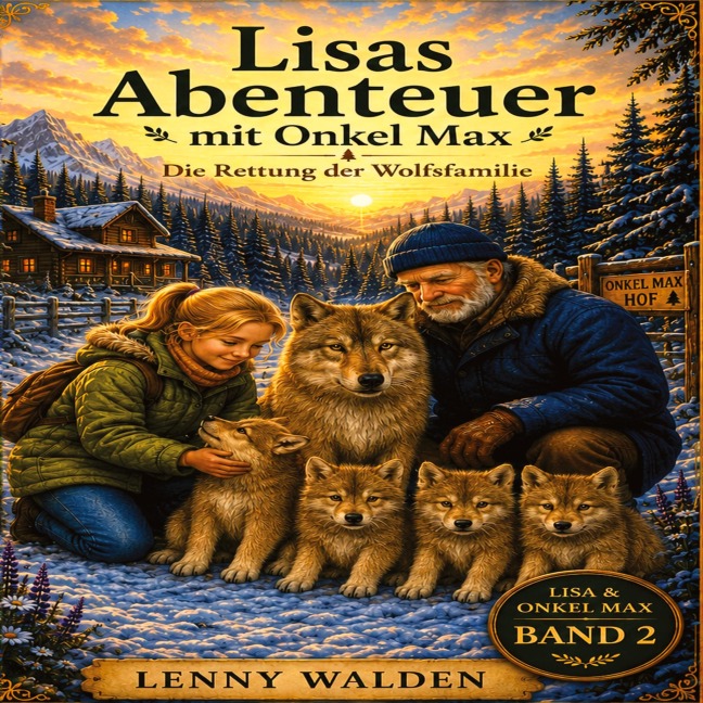 Lisas Abenteuer mit Onkel Max - Die Rettung der Wolfsfamilie - Lenny Walden