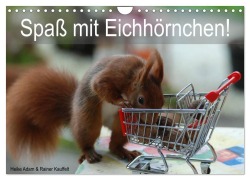 Cover-Bild zum Titel 'Spaß mit Eichhörnchen! (Wandkalender 2027 DIN A4 quer), CALVENDO Monatskalender' von 'Heike Adam'