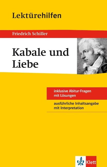 Lektürehilfen Friedrich Schiller "Kabale und Liebe" - 