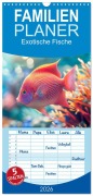 Familienplaner 2026 - Exotische Fische mit 5 Spalten (Wandkalender, 21 x 45 cm) CALVENDO - Steffen Gierok-Latniak