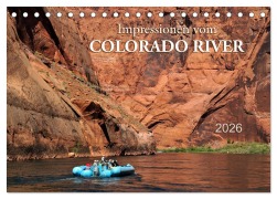 Cover-Bild zum Titel 'Impressionen vom Colorado River (Tischkalender 2026 DIN A5 quer), CALVENDO Monatskalender' von 'Dieter Wilczek'