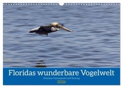 Cover-Bild zum Titel 'Floridas wunderbare Vogelwelt (Wandkalender 2026 DIN A3 quer), CALVENDO Monatskalender' von 'Andreas Klesse'