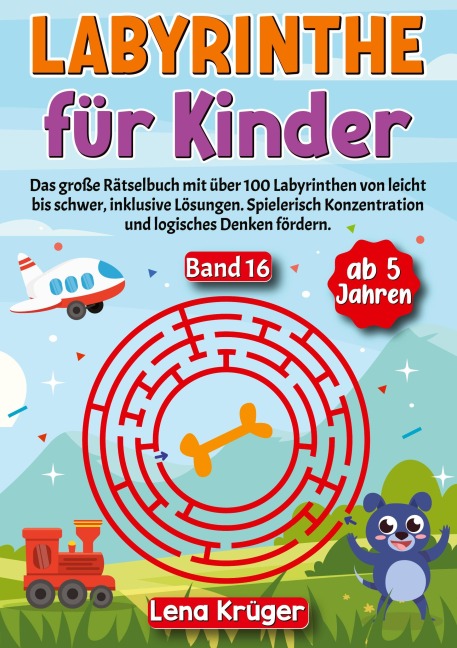 Labyrinthe für Kinder ab 5 Jahren - Band 16 - Lena Krüger