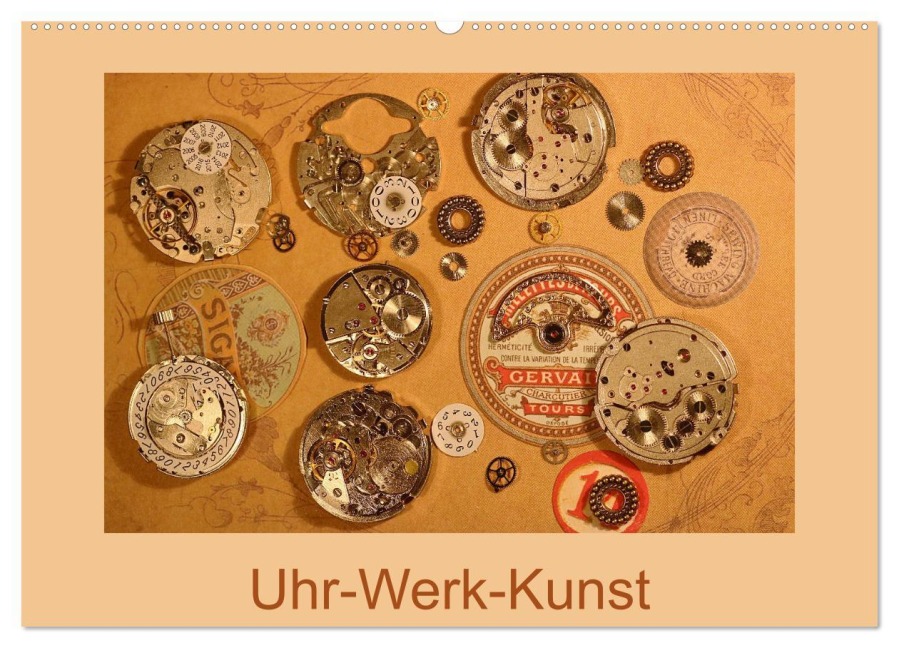 Uhr-Werk-Kunst (Wandkalender 2026 DIN A2 quer), CALVENDO Monatskalender - Eva Ola Feix
