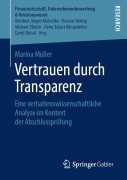 Cover-Bild zum Titel 'Vertrauen durch Transparenz' von 'Marina Müller'