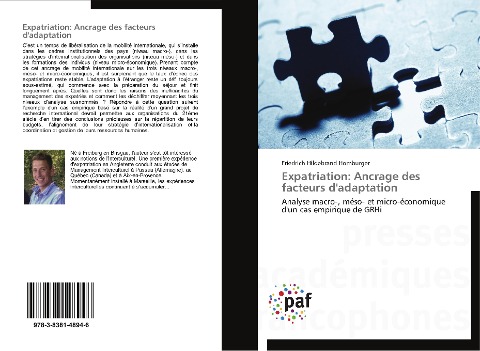 Expatriation: Ancrage des facteurs d'adaptation - Friedrich Hildebrand Homburger
