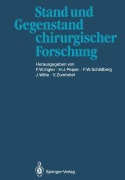 Cover-Bild zum Titel 'Stand und Gegenstand chirurgischer Forschung' von ''