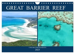 Great Barrier Reef und die Whitsundays (Wandkalender 2025 DIN A4 quer), CALVENDO Monatskalender - Robert Styppa