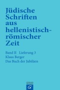 Cover-Bild zum Titel 'Das Buch der Jubiläen' von 'Klaus Berger'