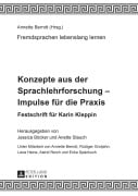 Cover-Bild zum Titel 'Konzepte aus der Sprachlehrforschung - Impulse für die Praxis' von ''