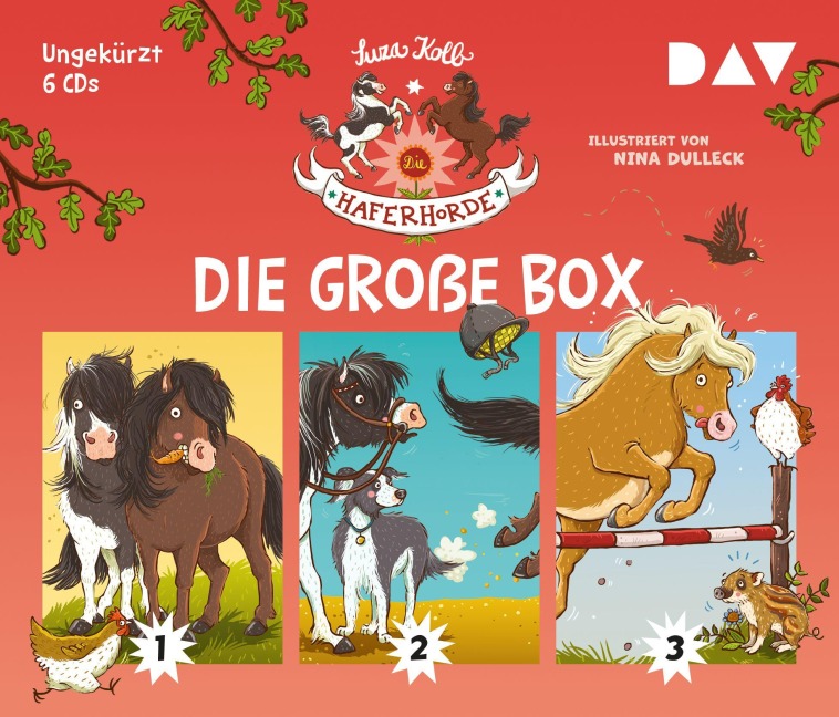 Die Haferhorde - Die große Box (Teil 1-3) - Suza Kolb
