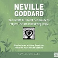 Cover-Bild zum Titel 'Neville Goddard - Das Gebet - Die Kunst des Glaubens (Prayer - The Art Of Believing 1945)' von 'Fabio Mantegna'
