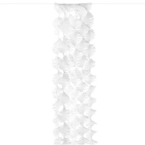 Krepp Girlanden, Weiß, FSC MIX, 7 Stk, 17,5 cm x 3 m, inkl. 2 m Kordel - 