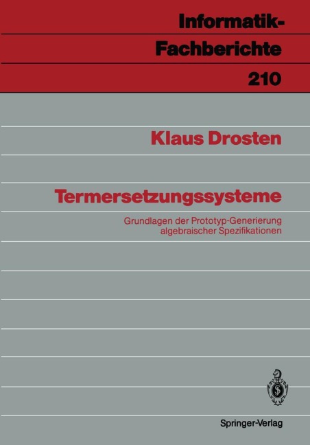 Termersetzungssysteme - Klaus Drosten