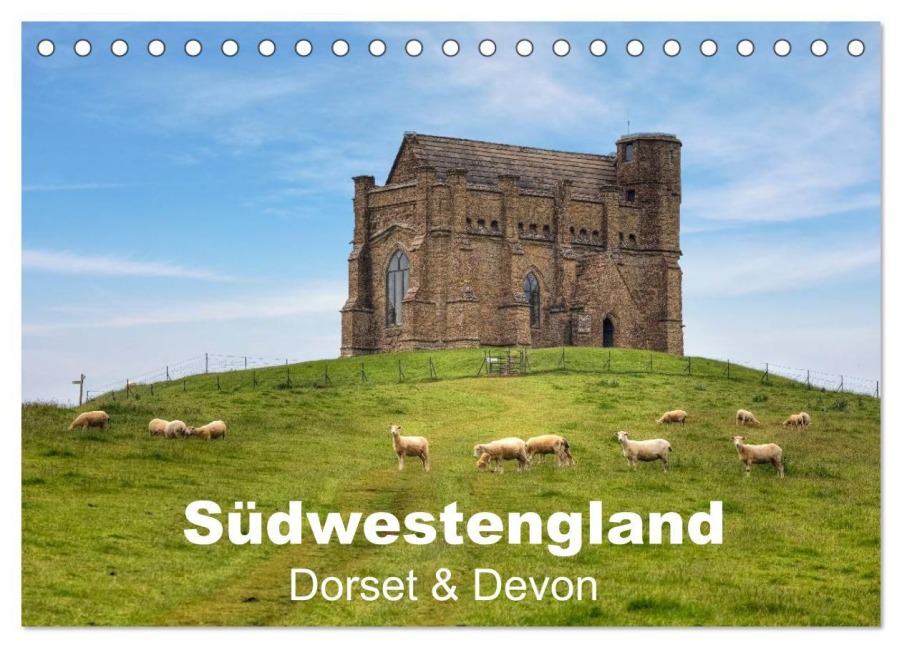 Südwestengland - Dorset & Devon (Tischkalender 2025 DIN A5 quer), CALVENDO Monatskalender - Joana Kruse