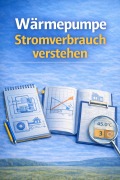 Cover-Bild zum Titel 'Wärmepumpe Stromverbrauch verstehen' von 'Christian Schmidt'