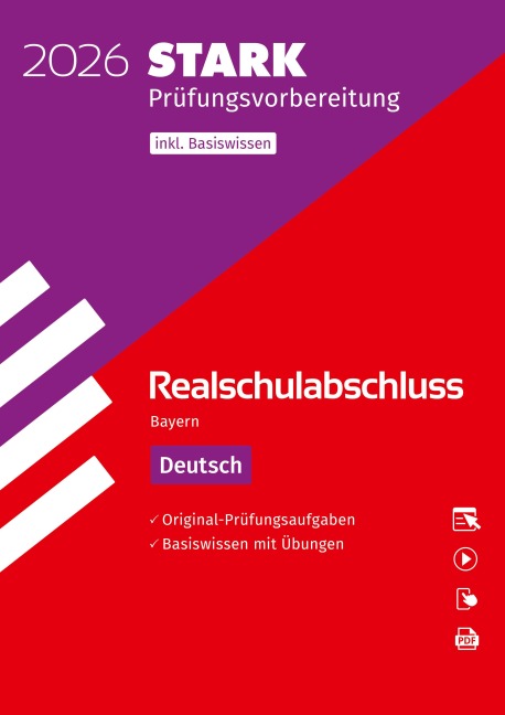 STARK Deutsch - Realschulabschluss 2026 Bayern - Prüfungsvorbereitung inkl. Basistraining - Thomas Killinger, Marion von der Kammer