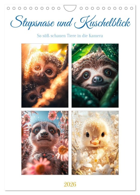 Stupsnase und Kuschelblick (Wandkalender 2026 DIN A4 hoch), CALVENDO Monatskalender - Steffen Gierok-Latniak