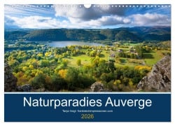 Cover-Bild zum Titel 'Naturparadies Auvergne (Wandkalender 2026 DIN A3 quer), CALVENDO Monatskalender' von 'Tanja Voigt'