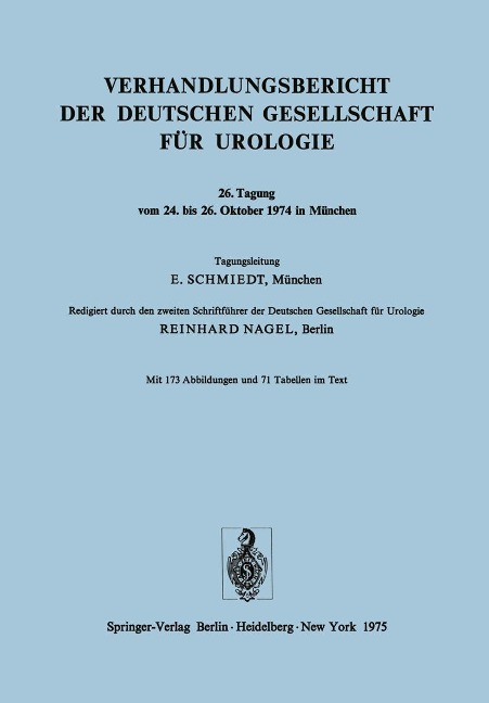 Verhandlungsbericht der Deutschen Gesellschaft für Urologie - 