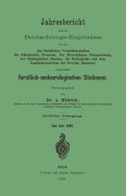 Cover-Bild zum Titel 'Jahresbericht über die Beobachtungs-Ergebnisse' von 'A. Müttrich'