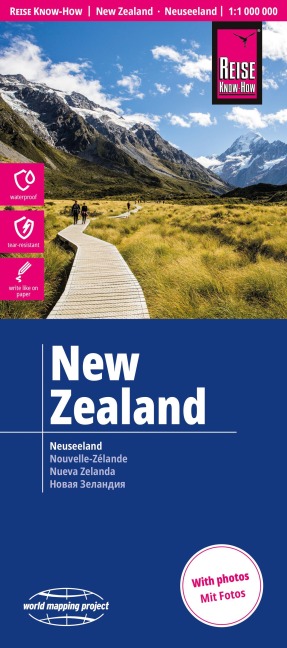 Reise Know-How Landkarte Neuseeland | New Zealand (1:1.000.000) - 