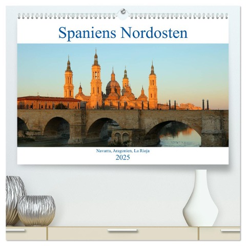 Spaniens Nordosten (hochwertiger Premium Wandkalender 2025 DIN A2 quer), Kunstdruck in Hochglanz - Gro Gro