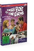 Cover-Bild zum Titel 'Unser Boss ist eine Dame' von 'Adriano Baracco, Ennio De Concini, Nino Manfredi, Dino Risi, Armando Trovajoli'