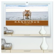 Cover-Bild zum Titel 'Kängurus, sprunghafte Gesellen (hochwertiger Premium Wandkalender 2026 DIN A2 quer), Kunstdruck in Hochglanz' von 'Robert Styppa'
