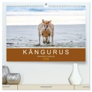 Cover-Bild zum Titel 'Kängurus, sprunghafte Gesellen (hochwertiger Premium Wandkalender 2026 DIN A2 quer), Kunstdruck in Hochglanz' von 'Robert Styppa'