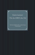 Cover-Bild zum Titel 'Über das LEBEN ohne Tod' von 'Katrin Lammert'