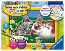 Cover-Bild zum Titel 'Kätzchen und Häschen Malen nach Zahlen Serie E' von ''
