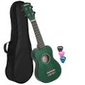 Cover-Bild zum Titel 'Soprano Ukulele Linden Green (incl. Bag unpadded, 3 Picks)' von ''