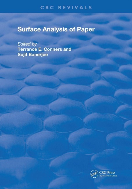 Surface Analysis of Paper - Terrance E. Conners, Sujit Banerjee