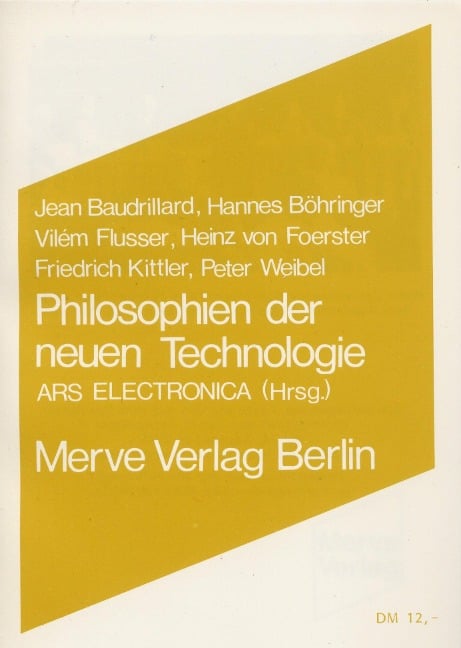 Philosophien der neuen Technologien - 