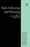 Cover-Bild zum Titel 'Rule-following and Meaning' von 'Alexander Miller, Crispin Wright'