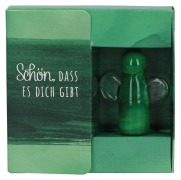 Cover-Bild zum Titel 'Schön, dass es dich gibt. Engel-Figur (grün)' von ''