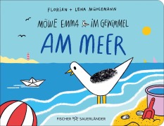 Cover-Bild zum Titel 'Möwe Emma im Gewimmel: Am Meer' von 'Florian Mühlemann'