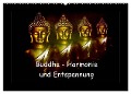 Buddha - Harmonie und Entspannung (Wandkalender 2025 DIN A2 quer), CALVENDO Monatskalender - Julia Axon Und Claudia Burlager