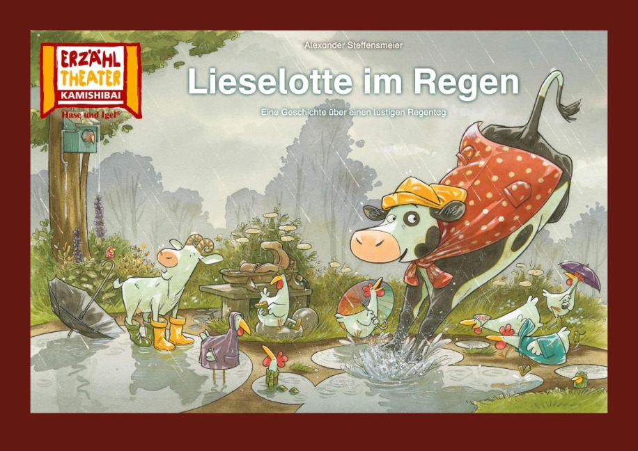 Lieselotte im Regen / Kamishibai Bildkarten - Alexander Steffensmeier