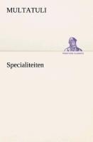 Specialiteiten - Multatuli