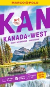 Cover-Bild zum Titel 'MARCO POLO Reiseführer Kanada West, Rocky Mountains, Vancouver' von 'Karl Teuschl'