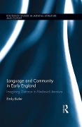 Cover-Bild zum Titel 'Language and Community in Early England' von 'Emily Butler'
