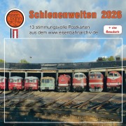 Cover-Bild zum Titel 'Kalender Schienenwelten 2026' von 'Thomas Böttger'